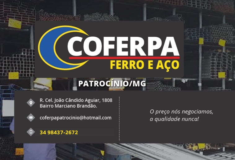 COFERPA FERRO E AÇO PATROCÍNIO, 98437-2672 - Click & Disk